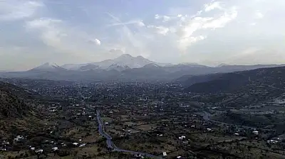 Erciyes'in eteklerinde sonbahar güzelliği