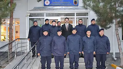 Kaymakam Eser kolluk kuvvetlerini ziyaret etti