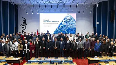 Kayseri Büyükşehir'den 2025'te 24 farklı personel eğitimi ve 153 üniversite öğrencisine staj imkânı