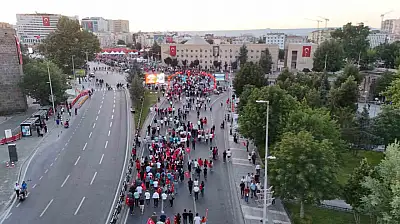 Kayseri'de 15 Temmuz coşkusu