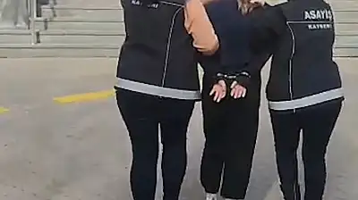 Kayseri'de 30 yıl 9 ay kesinleşmiş hapis cezası olan kadın hükümlü yakalandı