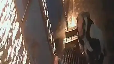 Kayseri'de esnaf boğazına şeker kaçan çocuğu heimlich manevrasıyla kurtardı... O anlar kamerada