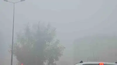 Kayseri'de sis görüş mesafesini düşürdü