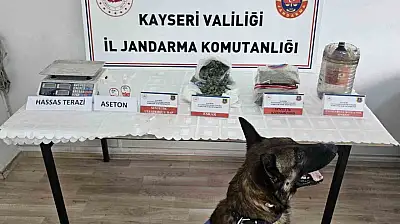Kayseri'de uyuşturucu operasyonu: 2 gözaltı