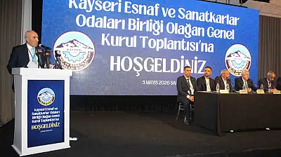 Kayseri Esnaf ve Sanatkarlar Odaları Birliği Genel Kurulu başladı
