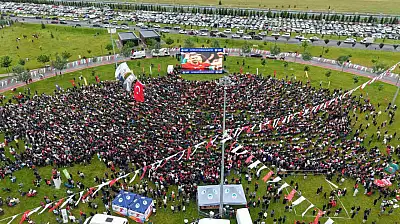 Kayseri, milli takım için tek yürek oldu