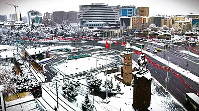 Kayseri'nin en soğuk yeri Tomarza oldu