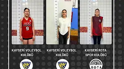 Kayseri'nin genç sultanları milli takım yolunda