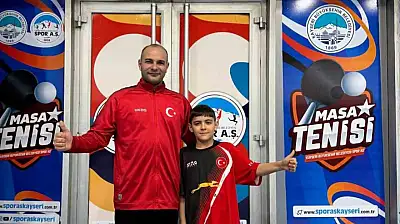 Kayserili sporcu, Masa Tenisi Millî Takımı'na çağrıldı