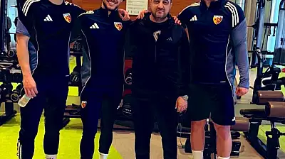 Kayserispor'un yeni transferleri kampa katıldı