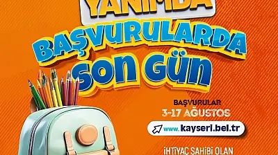 Kırtasiye desteği başvurularında son gün
