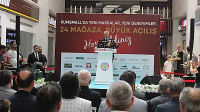 Kumsmall AVM'de 24 yeni mağaza açıldı