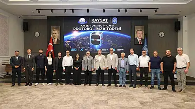 Meteoroloji uydusu KAY-SAT için Melikgazi Belediyesi'nde işbirliği protokolü