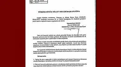 MHP'li Ersoy, kokpit ve kabin ekiplerinin yeşil pasaport talebini TBMM gündemine taşıdı