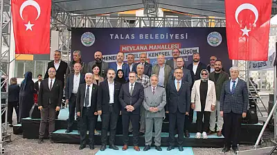 Talas'ta 60 aile yeni evlerine kavuştu