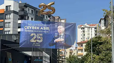 Talas'ta AK Parti'nin 25. Yıldönümü'nde coşkulu kutlama