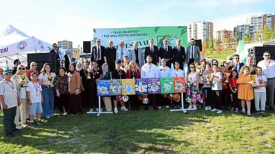 Talas'ta çevre bilinci sanatla buluştu, öğrenciler ödüllerine kavuştu