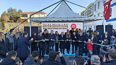 Talas'ta özel güne özel açılış