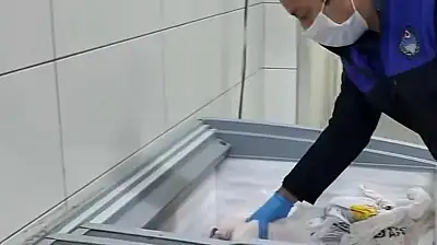 Talas'ta zabıta ekiplerinden gıda denetimi