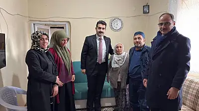 Tomarza'da 21 kimsesiz vatandaş ziyaret edildi