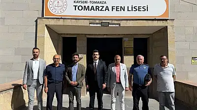 Tomarza'da yeni eğitim yılı öncesi okullarda hazırlık denetimi