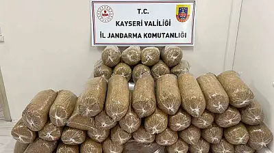 Yahyalı'da 285 kilo bandrolsüz tütün yakalandı