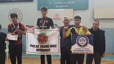 Yatılı bölge okulundan Türkiye üçüncülüğüne
