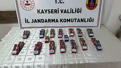 Yol kontrolünde 930 paket kaçak sigara ele geçirildi