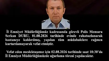 Evde rahatsızlanan polis, hastanede hayatını kaybetti