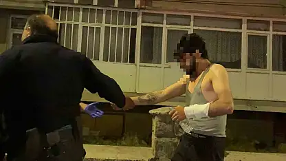 Evinde bıçakla kendine zarar veren şahsın hayatını polisin telefon detayı kurtardı