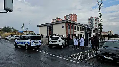 Kayseri'de okul önünde hareketli dakikalar