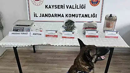 Kayseri'de uyuşturucu operasyonu: 2 gözaltı