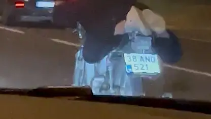 Motosiklet üzerinde akrobatik hareketler yapan şahsa 46 bin TL ceza