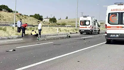 Otomobil ile motosiklet çarpıştı: 1 ölü, 1 yaralı