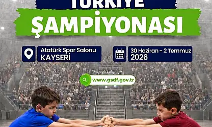 Mas Güreşinin genç yetenekleri Kayseri'de buluşuyor