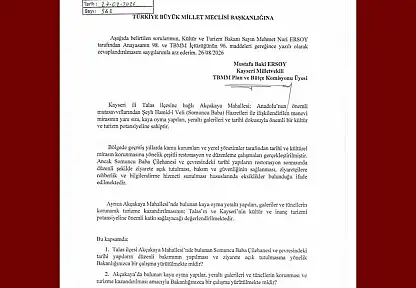 Baki Ersoy, Akçakaya'nın tarihi ve manevi mirasını TBMM gündemine taşıdı