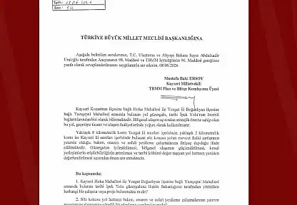 MHP'li Ersoy'dan tarihi İpek Yolu için soru önergesi