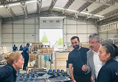 Milletvekili Çopuroğlu fabrika ziyaretleriyle programlarına başladı