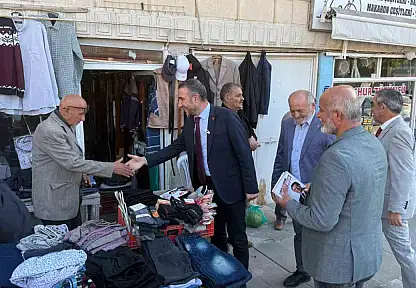 Saadet Partisi heyetinden Yahyalı'da esnaf ziyaretleri