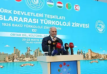 Yıldırım'dan 'yeni Türk dünyası alfabesi' açıklaması