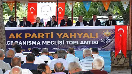 AK Parti Yahyalı İlçe Başkanı Sarıçiçek: 'Bizler bu yola koltuk sevdasıyla değil, hizmet sevdasıyla çıktık'