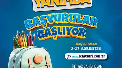 Başkan Büyükkılıç'tan öğrencilere 5 bin TL'lik kırtasiye-beslenme desteği: başvurular 3 Ağustos'ta