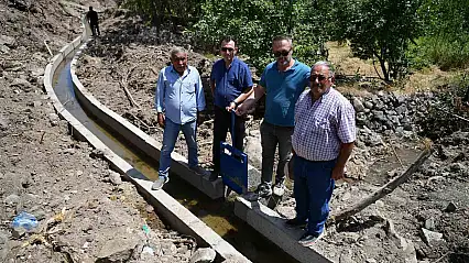 Büyükşehir'den Yeşilhisar'da 7 milyon TL'lik çevreci sulama kanalı projesi