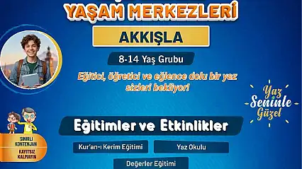 Büyükşehir KAYMEK'in ilçe sosyal yaşam merkezleri yaz okulu kayıtları başladı