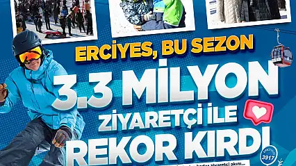 Erciyes, tarihin en uzun sezonunu yaşadı