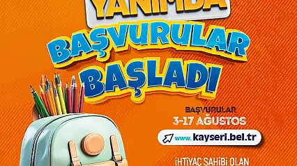 Kayseri Büyükşehir'in 5 bin TL'lik eğitim desteği başvuruları başladı