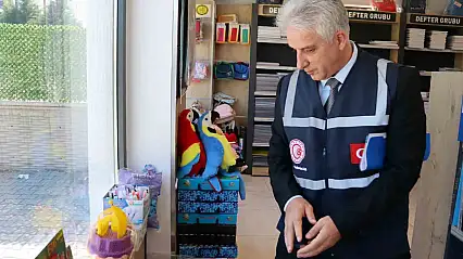 Kayseri'de kırtasiyelerde denetimler artırıldı