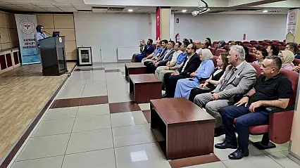 Kayseri Devlet Hastanesi'nde Risk Yönetim Kurulu Dönemsel Değerlendirme Toplantısı düzenlendi