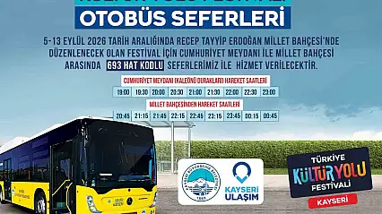Kültür Yolu Festivali'ne özel ulaşım hizmeti