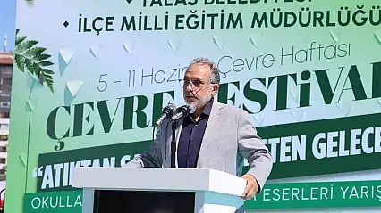 Talas'ta çevre bilinci şenlikle bütünleşti